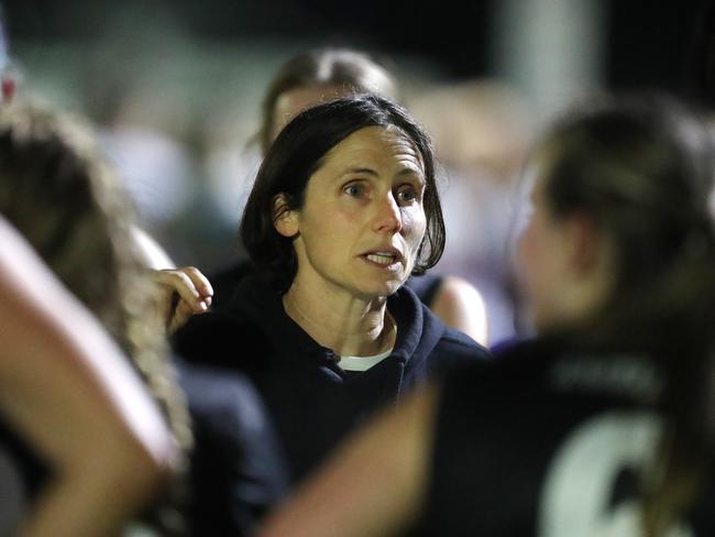 MPFNL, Round 8,  Division 2, Women, Bass Coast Breakers V Mornington Bulldogs, at Dalyston, Bass Coast  coach Ella Angarane,    Picture Yuri Kouzmin