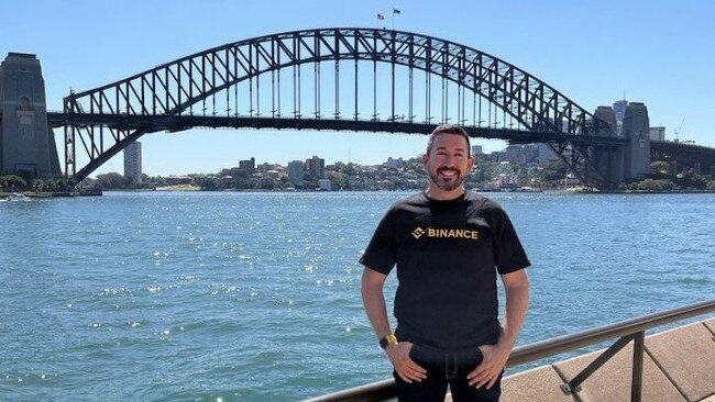 Binance Australia, New Zealand and Pacific Islands general manager Ben Rose. Picture: supplied