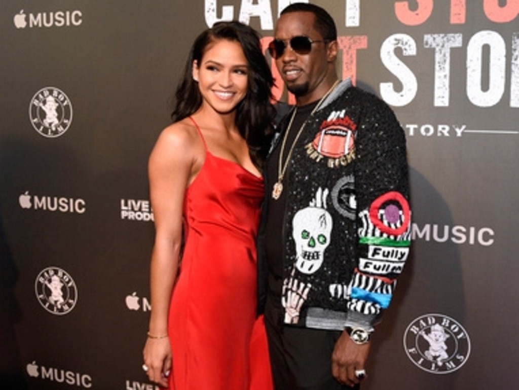 Cassie Ventura, left, and Sean 