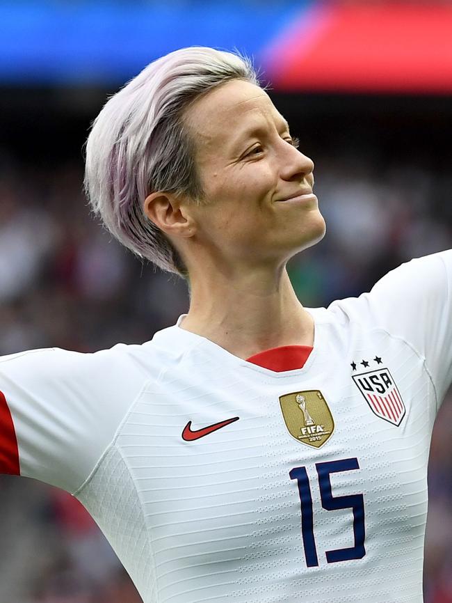 US soccer sensation Megan Rapinoe. Picture: Franck Fife