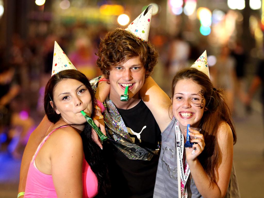 The end of each school year brings a whole new batch of Schoolies fresh out of their exams and ready to have fun. Photo by Richard Gosling