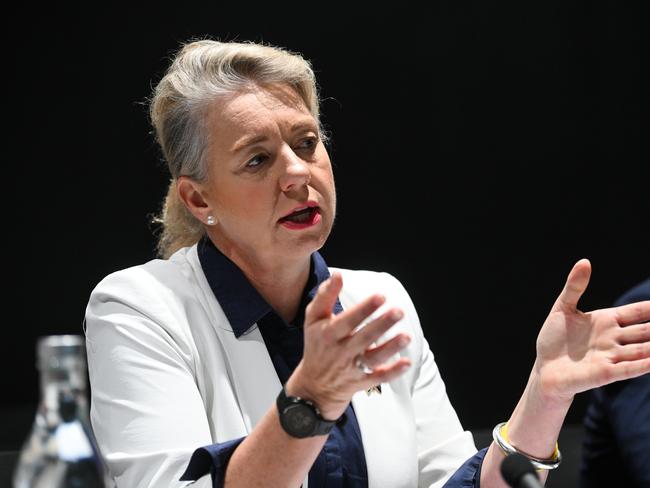 Nationals Senator Bridget McKenzie at a parliamentary hearing in Brisbane this week. Picture: Dan Peled/NCA NewsWire