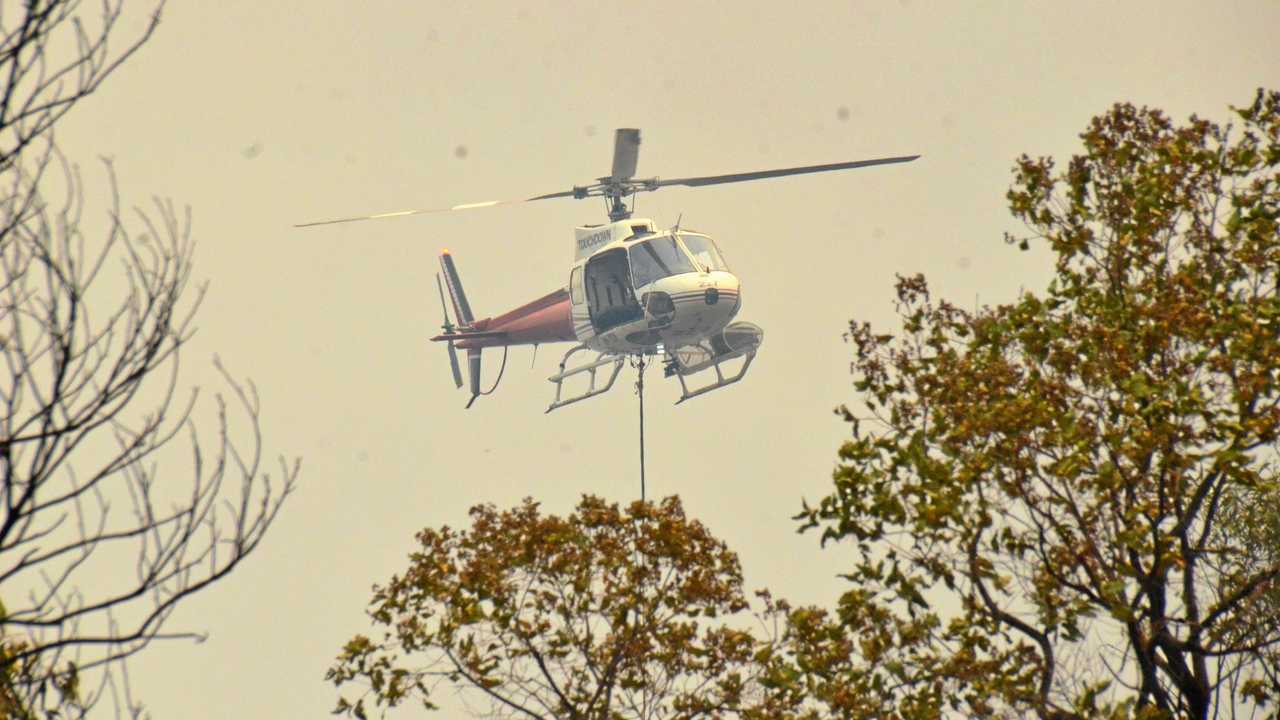 Fire crews battle blazes in and around Nymboida, Clarence Valley on November 9, 2019.