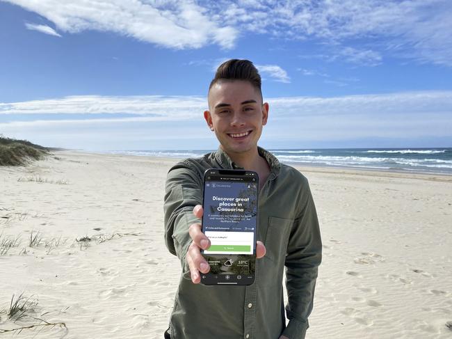 Casuarina Way co-founder Channing Courtney-Eman said chatting to the owner of a local restaurant during the coronavirus pandemic sparked the idea for the free, online platform to promote Tweed businesses and service providers.