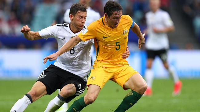 Mark Milligan plays a vital role in the Socceroos’ midfield.