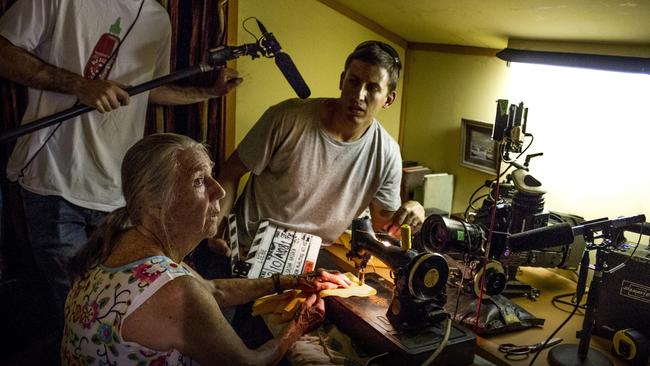 Sasha in his childhood bedroom, directing of ‘A Stitch in Time’