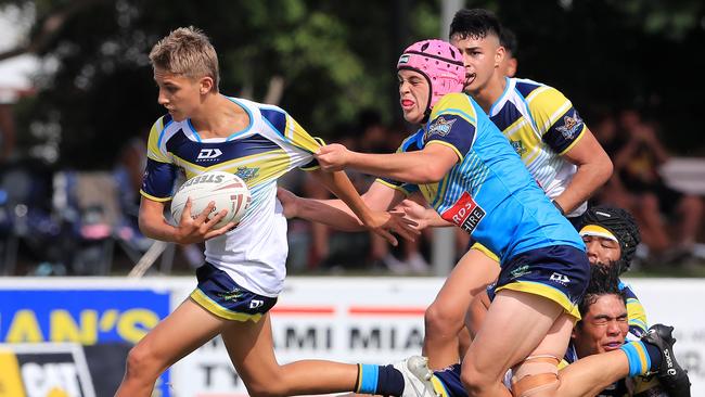 Tweed Heads’ William Saunders in action during the Queensland Rugby League Cyril Connell Challenge clash between the Burleigh Bears V Tweed Heads Seagulls played at Pizzy Park, Miami, Picture: Scott Powick Newscorp