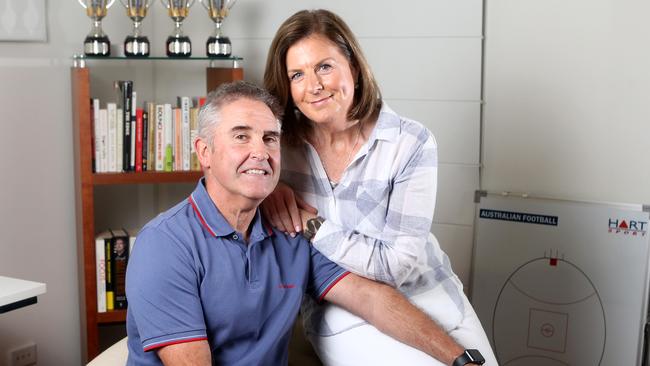 Fagan and wife Ursula. Picture: Steve Pohlner