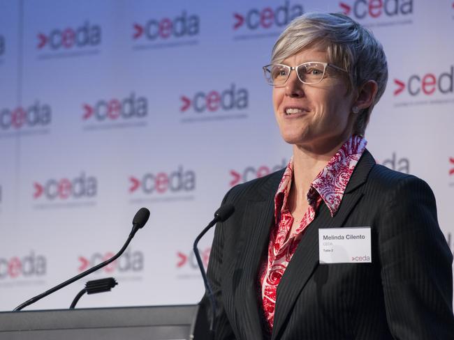 The first female CEO of the Committee for the Economic Development of Australia (CEDA), Melinda Cilento.