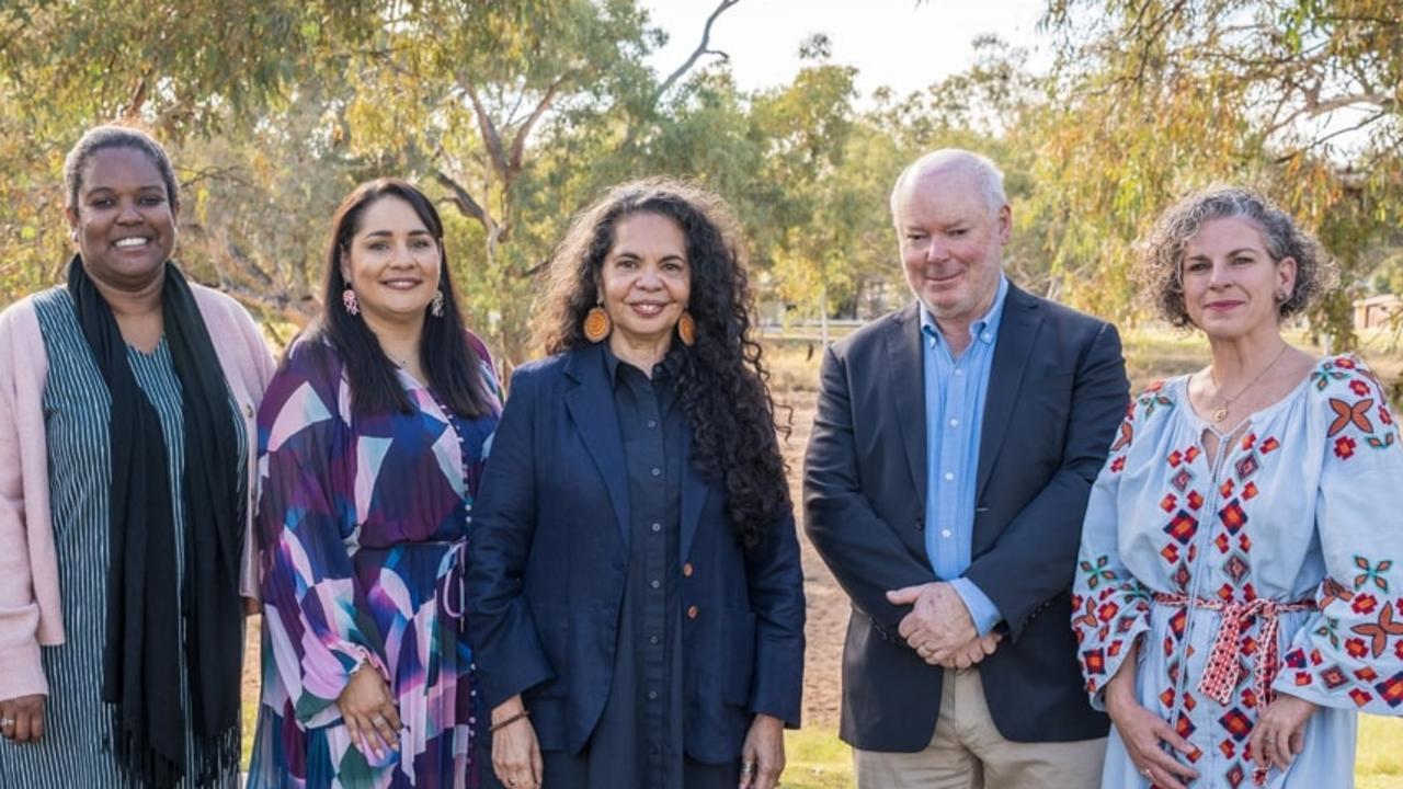 The National Reference Group plays an important role in guiding the development of the Gallery. L-R Patricia Adjei, Joann Russo, Franchesca Cubillo, Dr Gerard Vaughan and Kelli Cole.