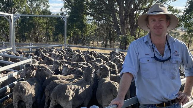 Tenterfield wool grower Jesse Moody.