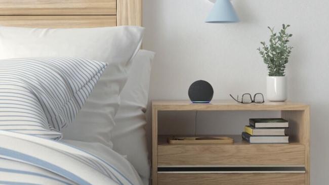 Amazon's Echo Dot smart speaker, which can connect with the company's Alexa AI voice assistant.