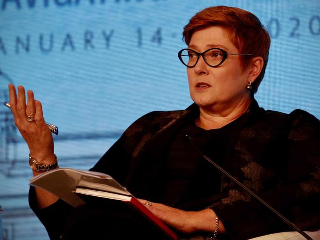 Australian Foreign Minister Marise Payne. Picture: Manish Swarup