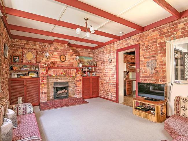 Interior of 21 Whistler St, Manly before it was demolished. Picture: Supplied