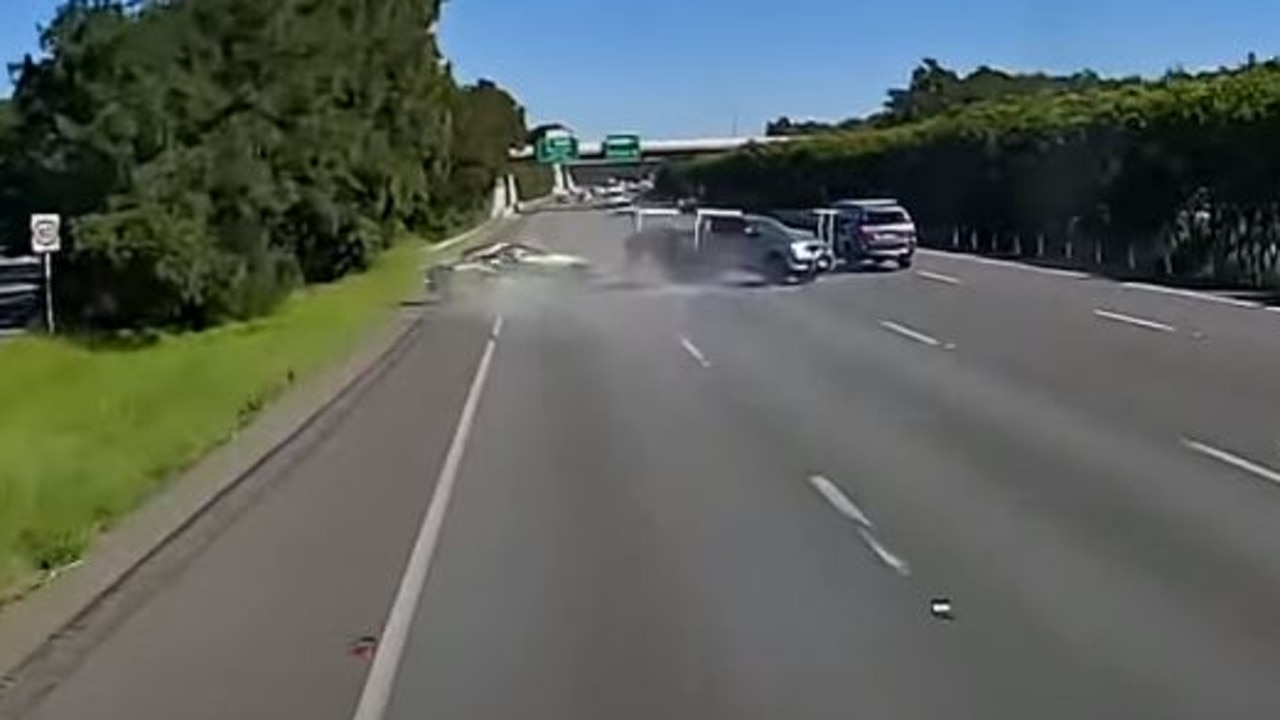 Dash Cam Owners Australia share shocking M1 crash  The Courier Mail