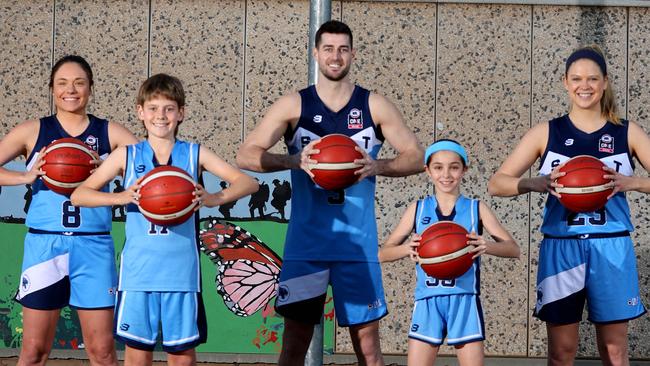 Sturt Sabres’ Sam Daly (middle) will remain at the club through season 2022. Picture Kelly Barnes