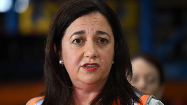 Annastacia Palaszczuk … what you see is what you get; have a drink! Picture: NCA NewsWire / Dan Peled