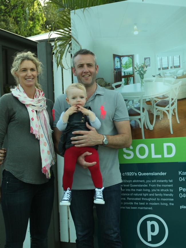 Heidi Trevaskis and husband Carl sold their home of two years at 240 Long St East, Graceville on Saturday.