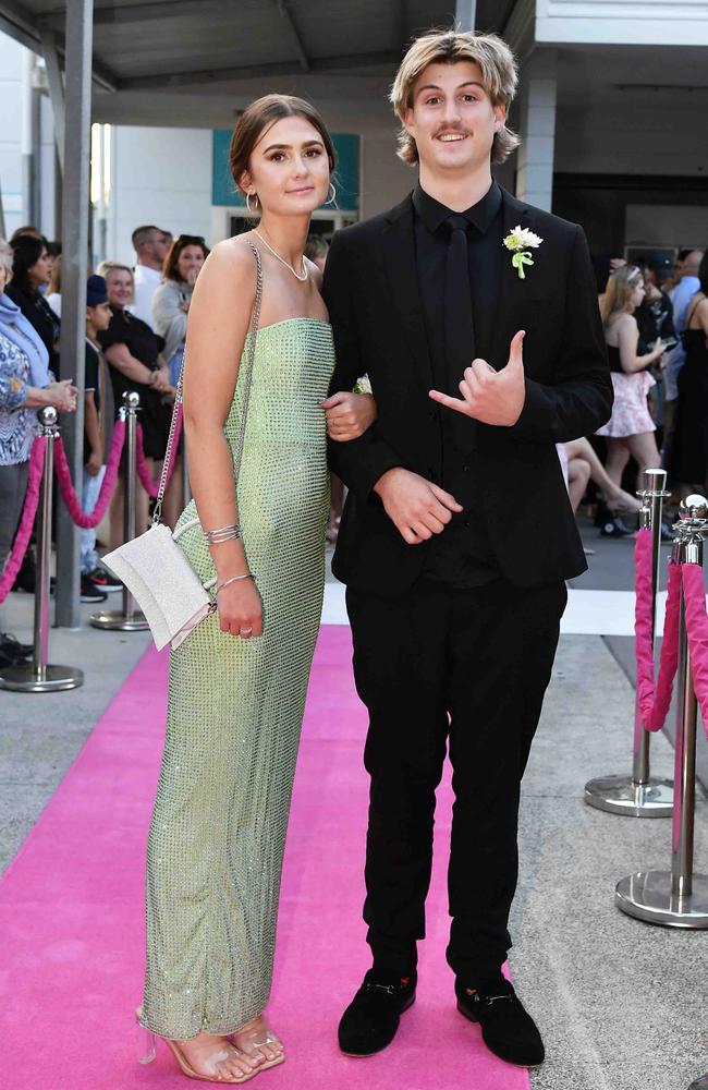 Lola Weeks and Boren Maggar at Meridan State College formal. Picture: Patrick Woods.