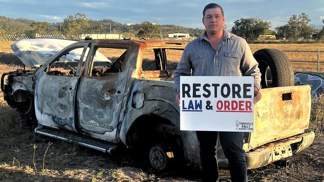 Townsville crime rally organiser Clynton Hawks says he's expecting a crowd of 300-500 people to attend the event on Saturday. Picture: Supplied