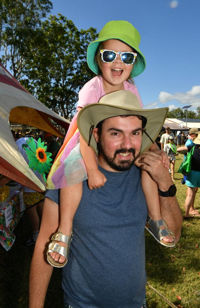 Rollingstone Pineapple Festival 2024. Chris Barrett and Kyrie, 3. Picture: Evan Morgan