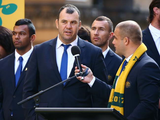 Michael Cheika says there’s no more time for complacency ahead of the World Cup. Picture: Tim Hunter.