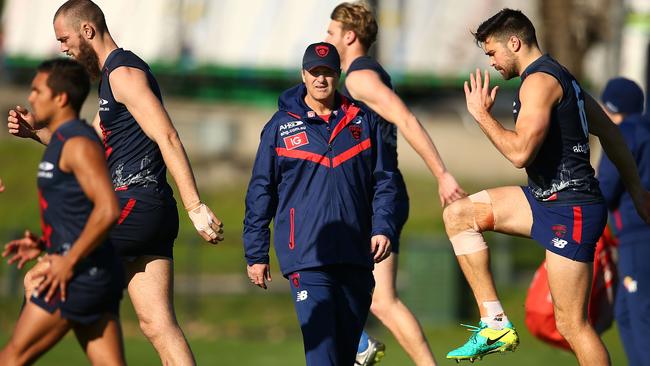 Paul Roos at Melbourne training.