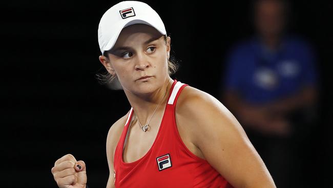 Through to the second round, Ash Barty. Photo: Michael Klein