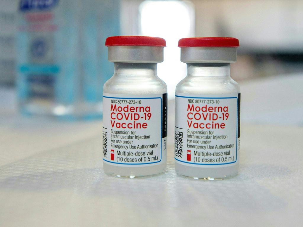 The Moderna vaccine will be given to Australians. Picture: Joseph Prezioso/AFP