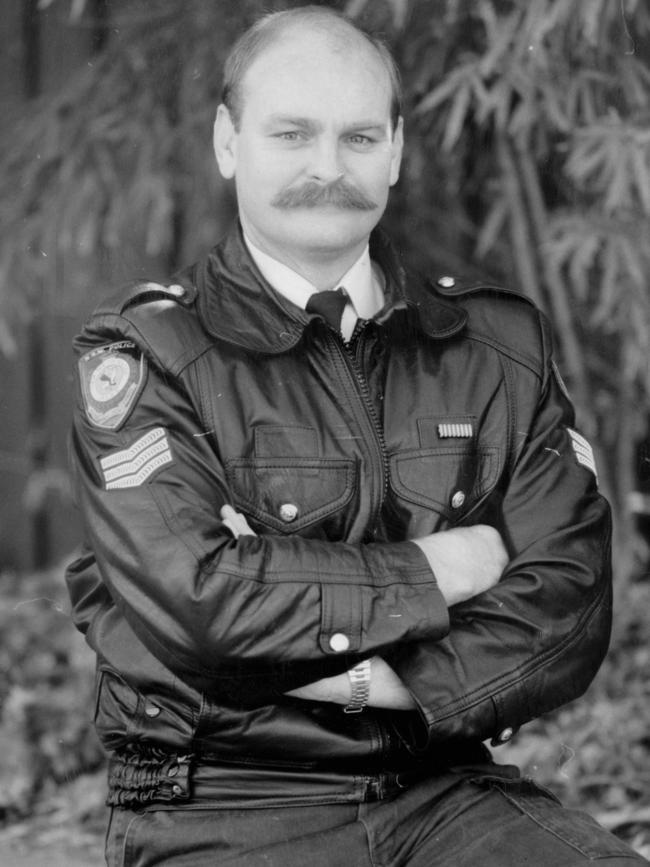 Ron Mason in uniform in 1989. File picture 