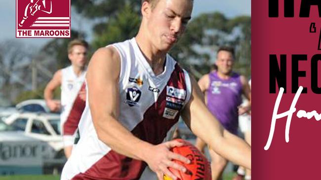 Harvey Neocleous is a classy midfielder doing great things at not on Traralgon but Casey in the VFL. Picture: Traralgon Football Netball Club.