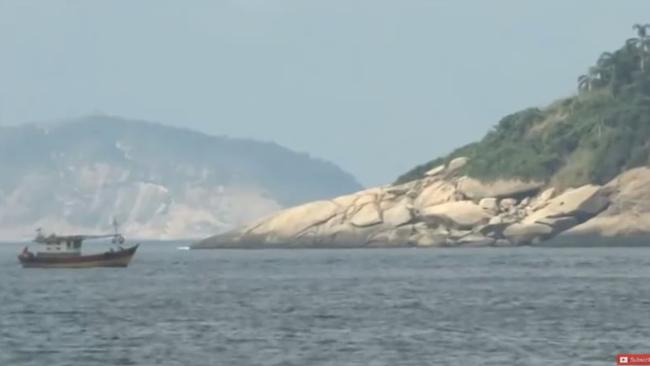 Cotunduba Island, located 1km from Copacabana off the coast of Rio, is believed to be the last place Rye Hunt was seen.