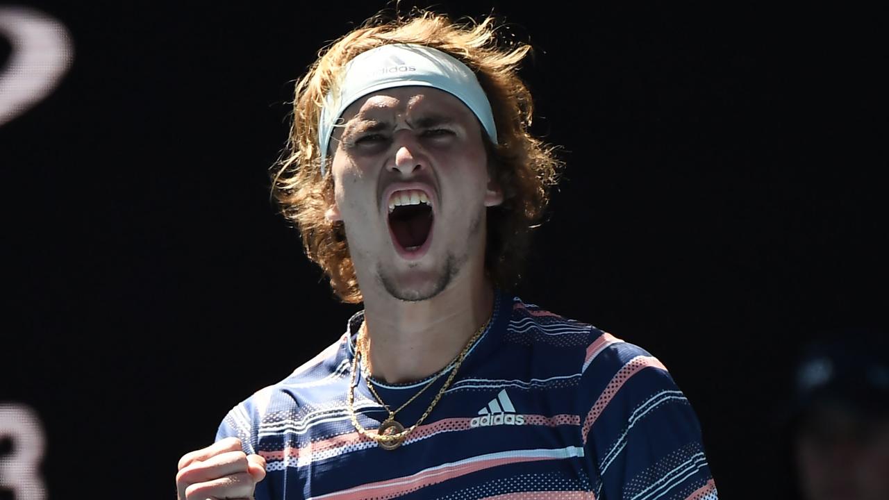 Germany's Alexander Zverev is finally in the semi-finals of a Slam.