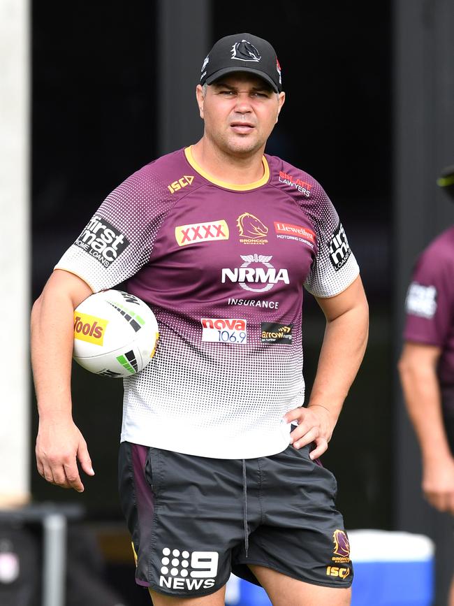 Anthony Seibold was not happy. Picture: AAP