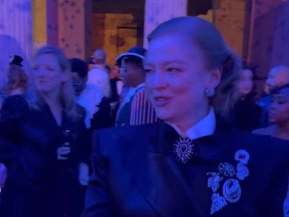 Sarah Snook was captured by Questlove who snuck his phone inside the 2025 Met Gala. Picture: Instagram