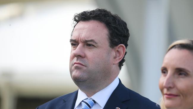 Minister for Enterprise, Investment and Trade, Minister for Tourism and Sport, and Minister for Western Sydney Stuart Ayres is under intense pressure over his desire to add a name to the shortlist. Picture: NCA NewsWire/ Gaye Gerard