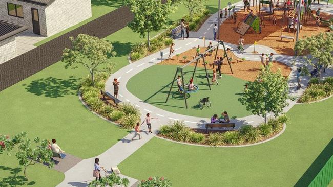 Croot Park is slated for an upgrade to offer safe, enjoyable recreation spaces to the community while works are underway. Picture: NSW Property and Development