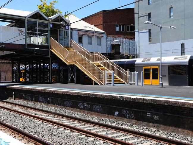 St Peters train station currently has no life or access ramp, but will have one by 2023.