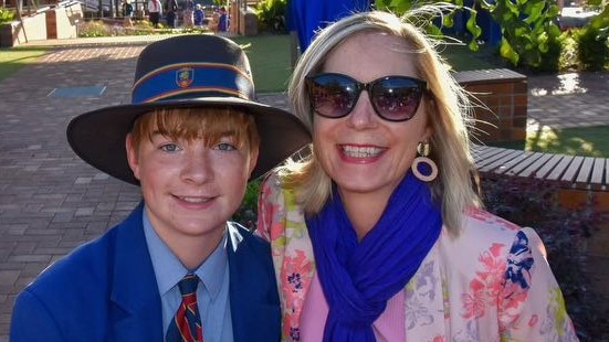 Charlie and Emily Day celebrating Mother's Day. Picture: (supplied)