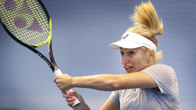 Daria Gavrilova is back in action today. Photo: David Caird