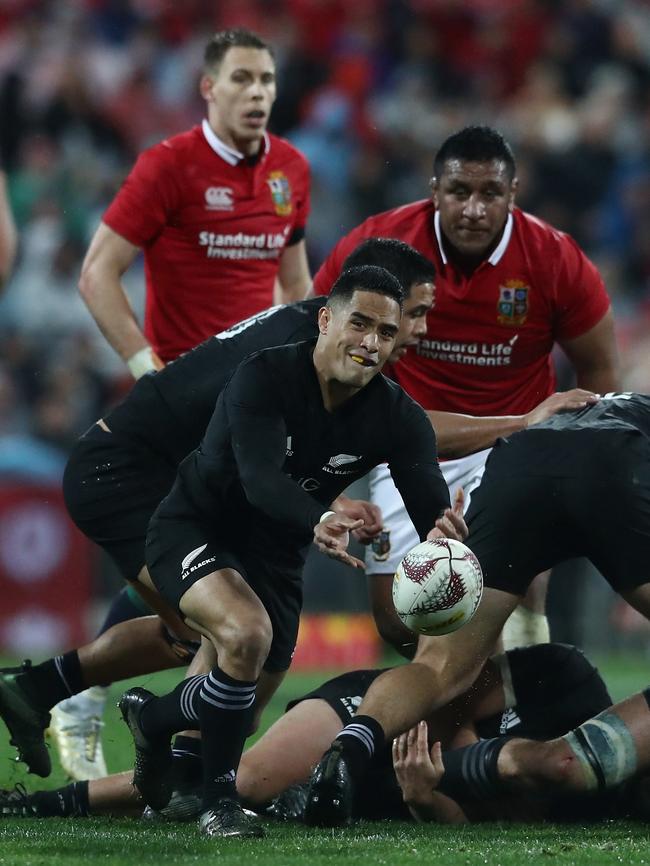 Aaron Smith also had the opportunity to represent the All Blacks against the British &amp; Irish Lions. Picture: Getty Images