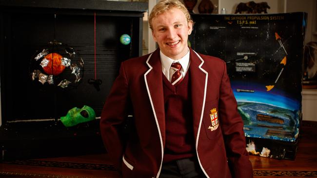 A Prince Alfred College student. Picture: Matt Turner