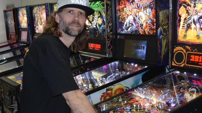 Reliving the arcade dream is Andre Cooper who is bringing a retro buzz to Coolum Beach.