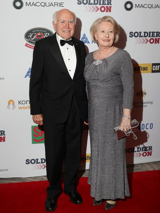 John Howard and Janette Howard. Picture: Richard Dobson
