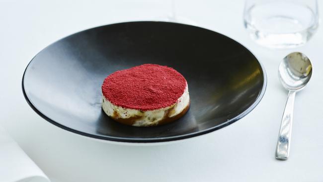 Rosewater semifreddo at Stokehouse, St Kilda