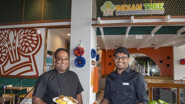 Kiran Seri and Adi Reddy at the Indian Tree - a new restaurant in Toowoomba.