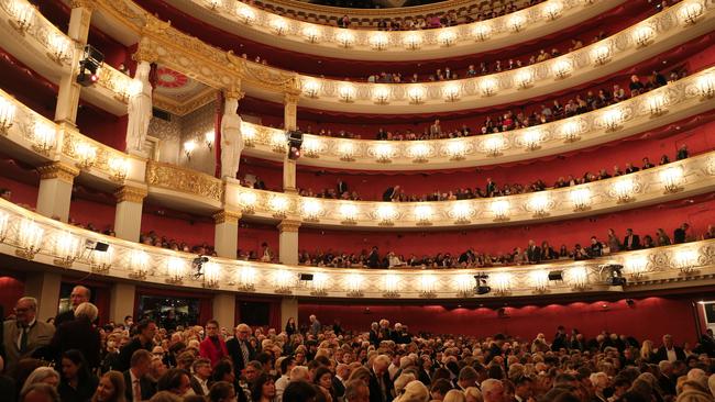 Inside the Bavarian State Opera theatre. Picture: Getty Images