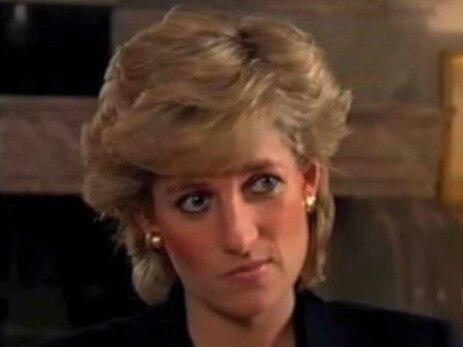 Princess Diana during her 1995 interview with Martin Bashir. Picture: BBC