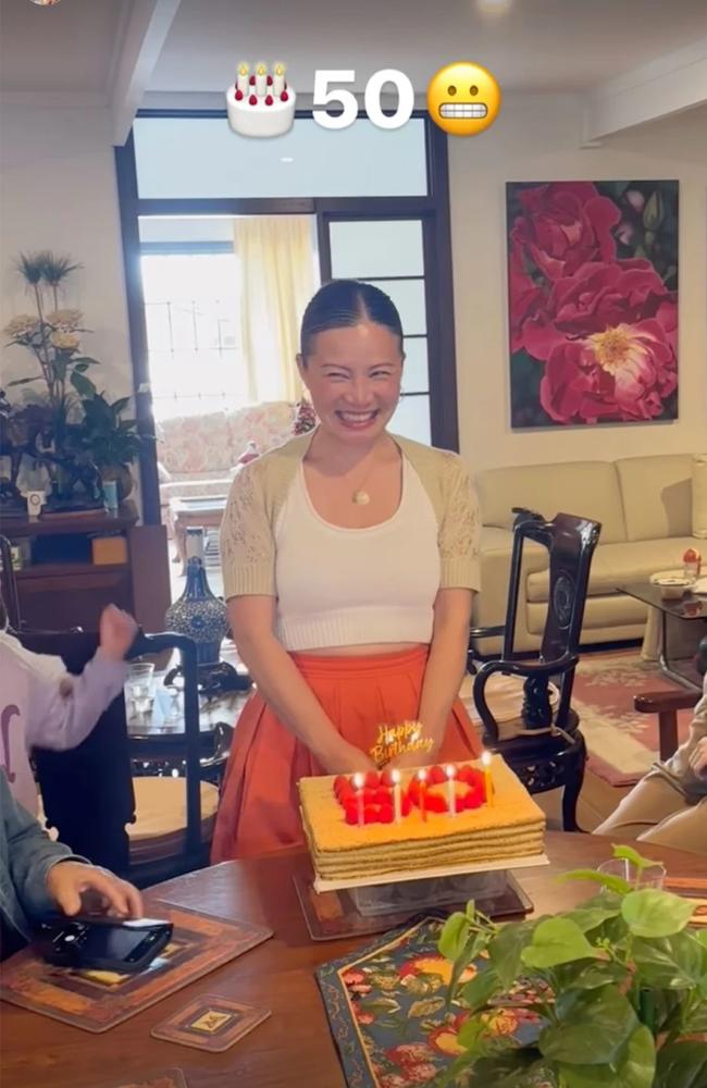 Poh Ling Yeow has celebrated her 50th birthday party, and her age has left fans in a state of shock. Picture from Instagram.