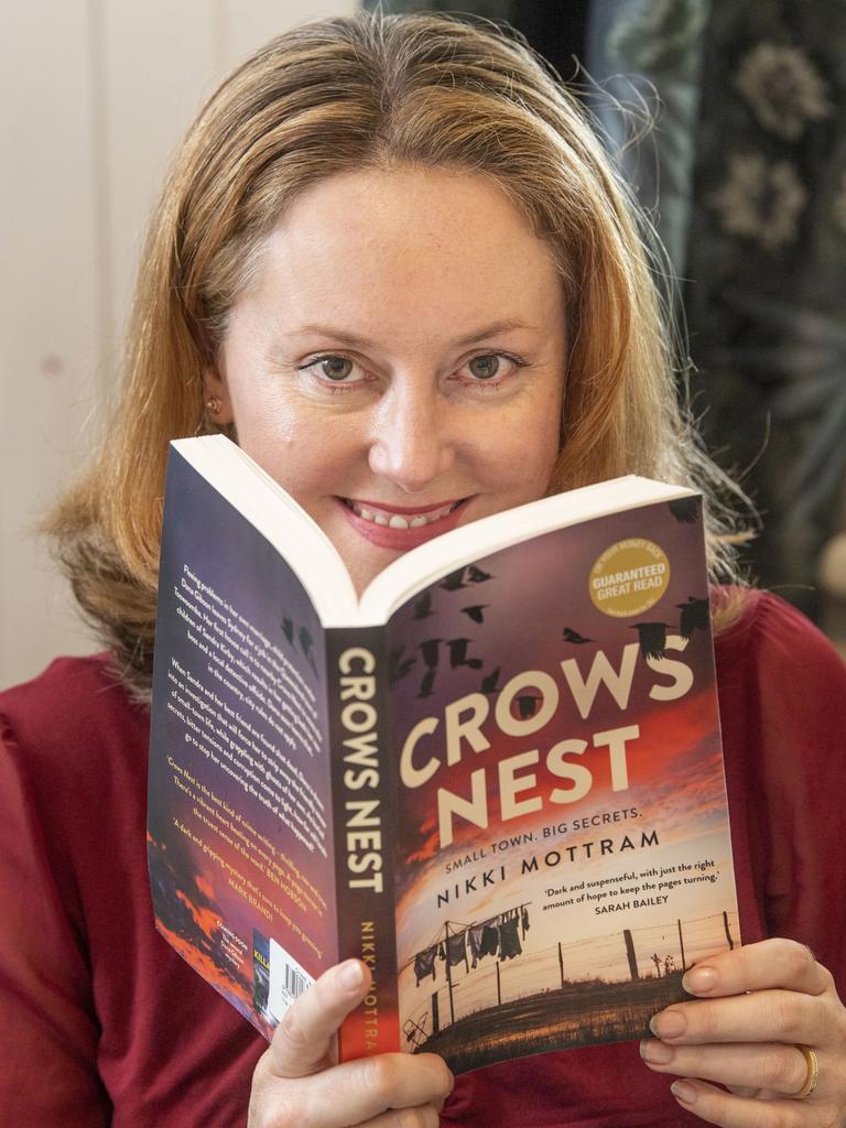 Nikki Mottram, author of the crime novel Crows Nest. Thursday, February 2, 2023. Picture: Nev Madsen.